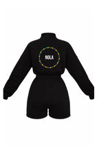 Mardi gras romper | Black